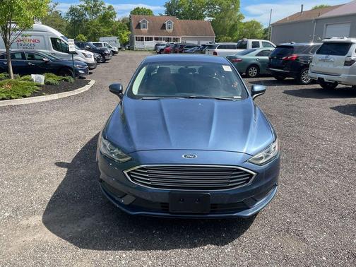 Blue Metallic 2018 Ford Fusion Hybrid S