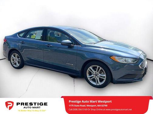 Blue Metallic 2018 Ford Fusion Hybrid S