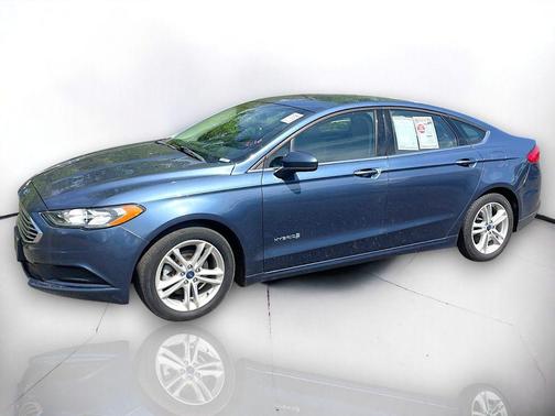 Blue Metallic 2018 Ford Fusion Hybrid S