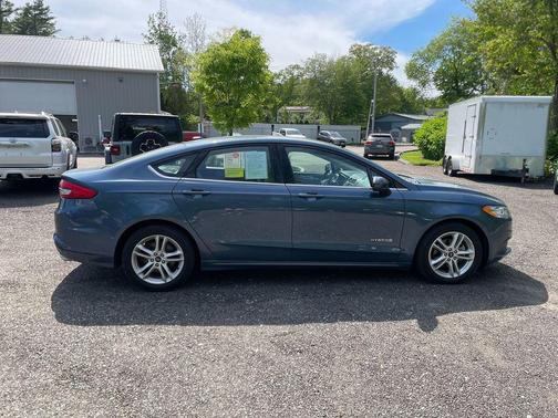 Blue Metallic 2018 Ford Fusion Hybrid S