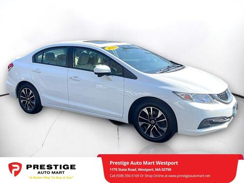 Taffeta White 2015 Honda Civic EX