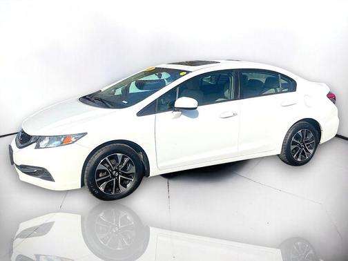 Taffeta White 2015 Honda Civic EX