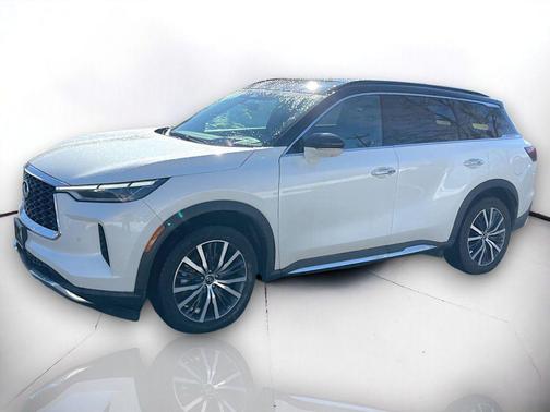 Majestic White/Black Obsidian 2022 INFINITI QX60 AUTOGRAPH