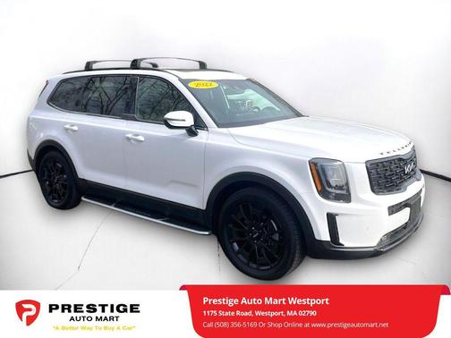 Glacial White Pearl 2022 Kia Telluride SX