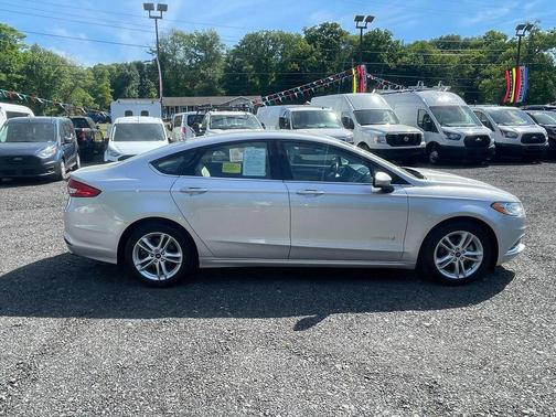 Ingot Silver Metallic 2018 Ford Fusion Hybrid S