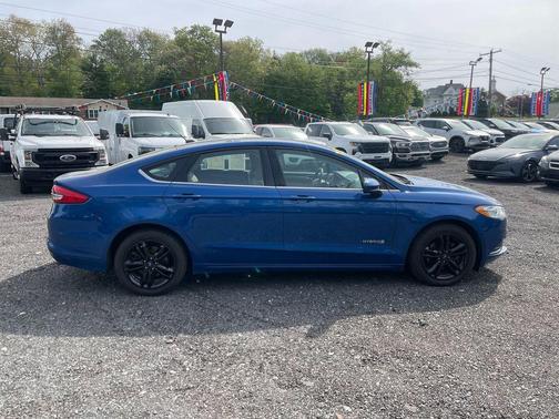Lightning Blue 2018 Ford Fusion Hybrid S