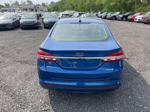 Lightning Blue 2018 Ford Fusion Hybrid S