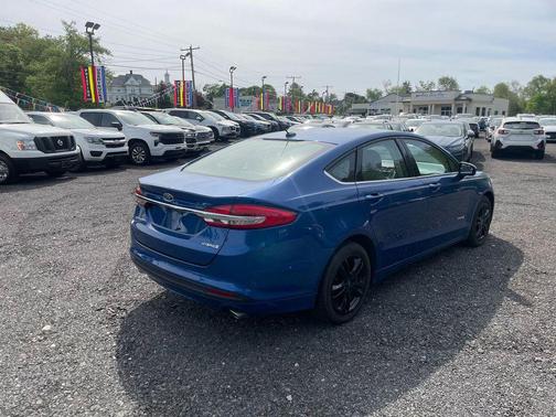 Lightning Blue 2018 Ford Fusion Hybrid S