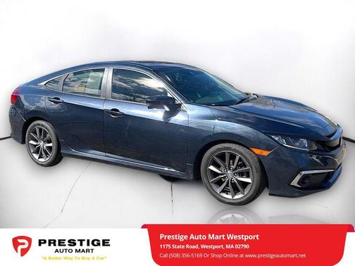 Modern Steel Metallic 2019 Honda Civic EX