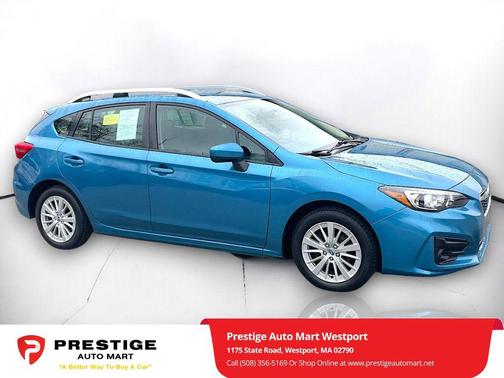 Island Blue Pearl 2017 Subaru Impreza 2.0i Premium