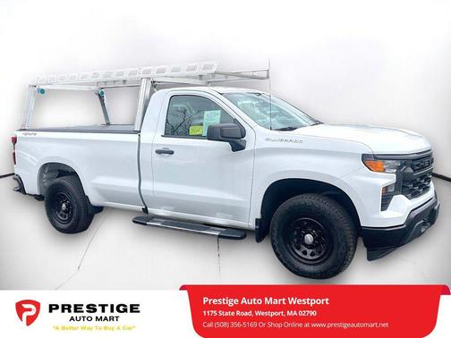 Summit White 2022 Chevrolet Silverado 1500 WT