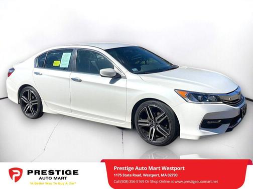 White Orchid Pearl 2017 Honda Accord Sport SE