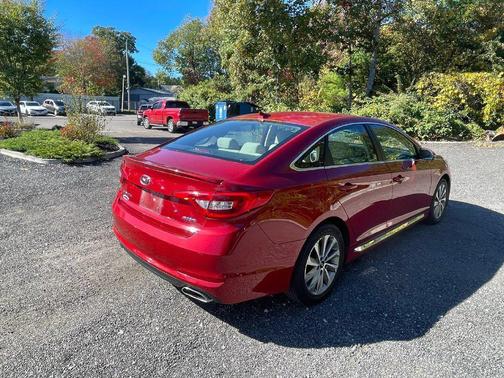 Scarlet Red 2017 Hyundai SONATA Sport