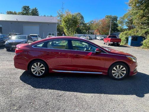 Scarlet Red 2017 Hyundai SONATA Sport