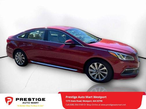 Scarlet Red 2017 Hyundai SONATA Sport