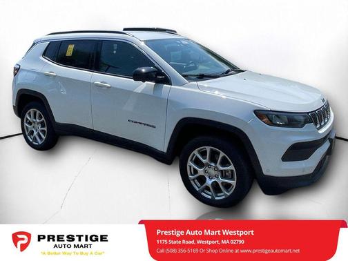 Bright White Clearcoat 2023 Jeep Compass Latitude Lux