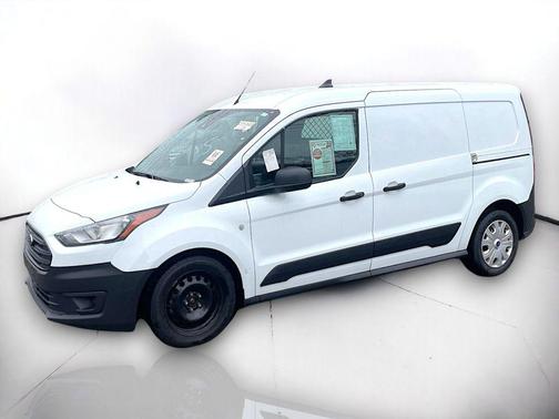 Frozen White 2022 Ford Transit Connect XL Cargo Van