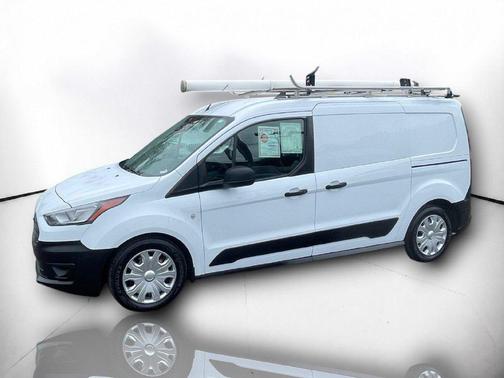 Frozen White 2020 Ford Transit Connect XL Cargo Van