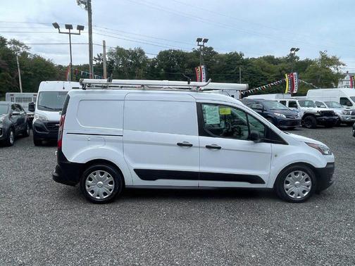Frozen White 2020 Ford Transit Connect XL Cargo Van