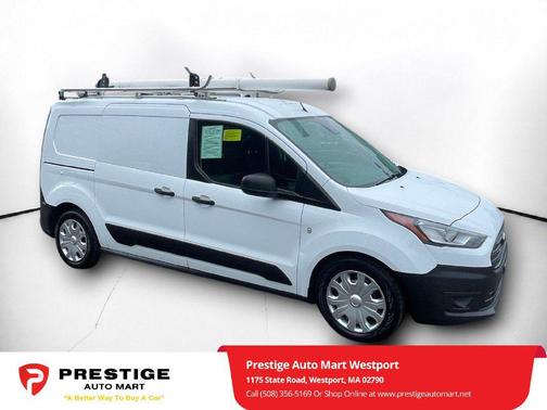 Frozen White 2020 Ford Transit Connect XL Cargo Van