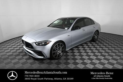Silver 2026 Mercedes-Benz AMG C 43 Base 4MATIC