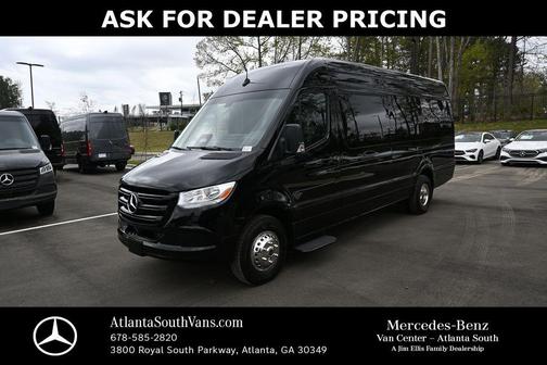 Jet Black 2025 Mercedes-Benz Sprinter 3500XD High Roof