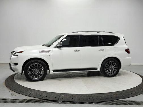 Aspen White Tricoat 2021 Nissan Armada Platinum 4WD