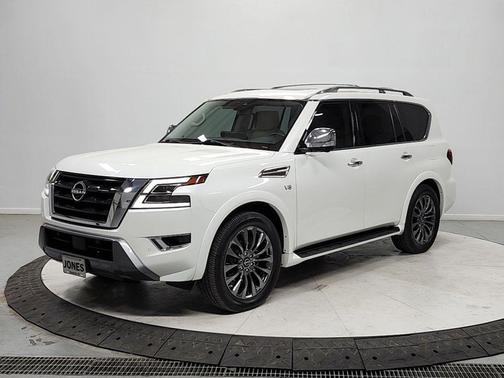 Aspen White Tricoat 2021 Nissan Armada Platinum 4WD