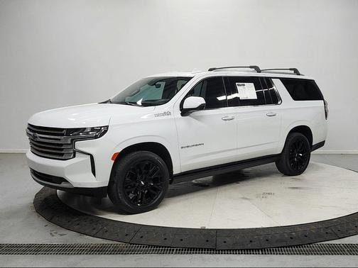 Summit White 2021 Chevrolet Suburban 4WD High Country