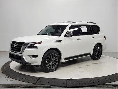Aspen White Tricoat 2024 Nissan Armada Platinum 2WD