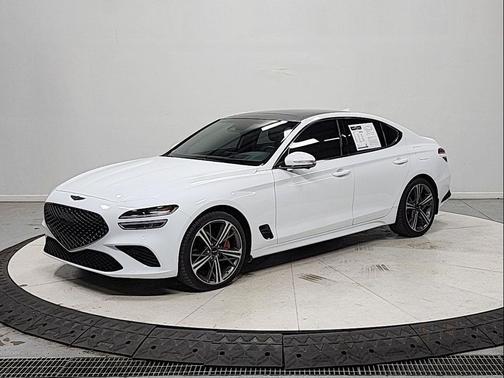 Alta White 2025 Genesis G70 3.3T RWD Sport Advanced