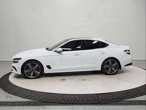 Alta White 2025 Genesis G70 3.3T RWD Sport Advanced