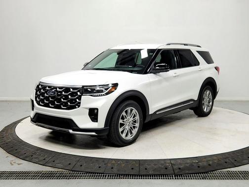 STAR WHITE MET TRI-COAT 2026 Ford Explorer Platinum