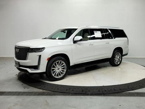 Crystal White 2021 Cadillac Escalade ESV Premium Luxury