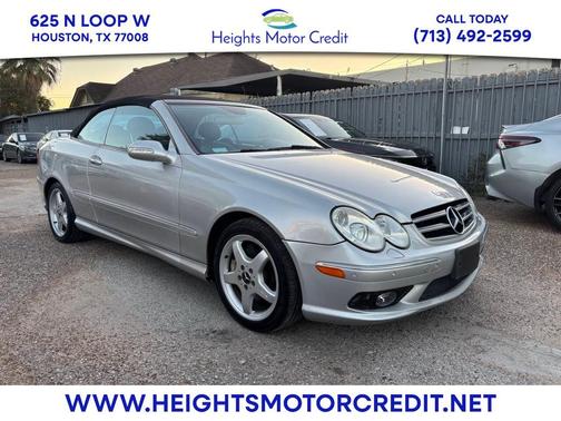 Silver 2004 Mercedes-Benz CLK-Class 500 Cabriolet