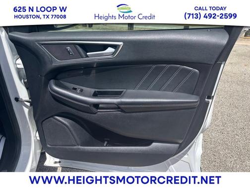 White Platinum Metallic Tri-Coat 2018 Ford Edge Sport