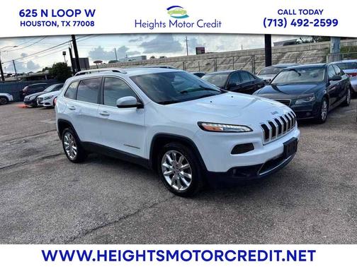 Bright White Clearcoat 2016 Jeep Cherokee Limited