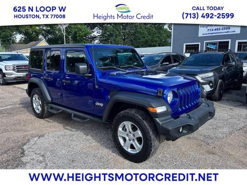 Ocean Blue Metallic Clearcoat 2018 Jeep Wrangler Unlimited Sport