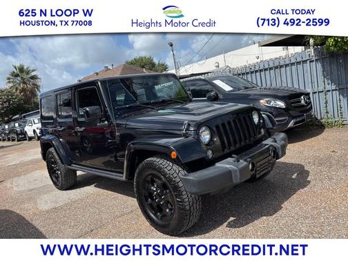 Black Clearcoat 2015 Jeep Wrangler Unlimited Altitude