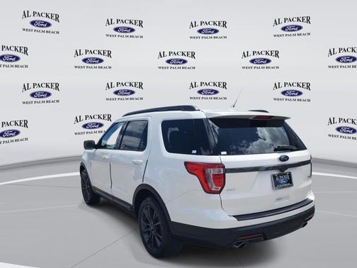 WHITE PLATINUM MET TRI-COAT 2018 Ford Explorer XLT