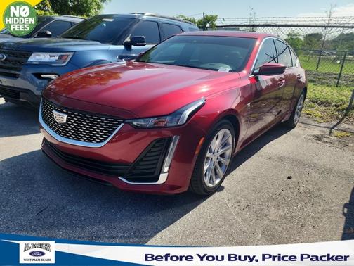 Radiant Red 2024 Cadillac CT5 LUXURY