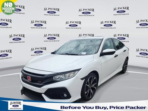 White 2017 Honda Civic SI