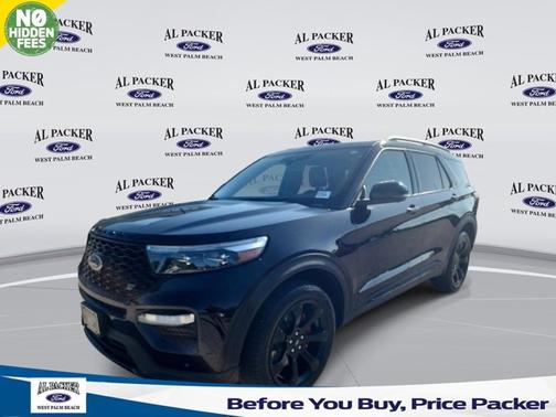 AGATE BLACK METALLIC 2021 Ford Explorer ST