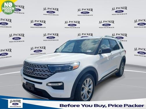 OXFORD WHITE 2022 Ford Explorer LIMITED