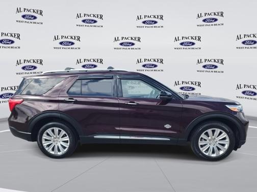 JEWEL RED MET TINTED CC 2023 Ford Explorer KING RANCH