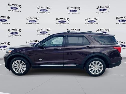 JEWEL RED MET TINTED CC 2023 Ford Explorer KING RANCH