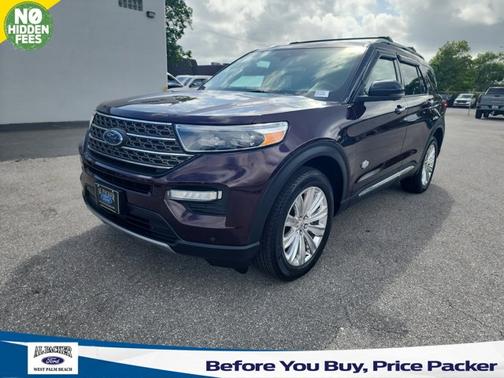 JEWEL RED MET TINTED CC 2023 Ford Explorer KING RANCH