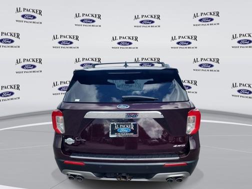 JEWEL RED MET TINTED CC 2023 Ford Explorer KING RANCH