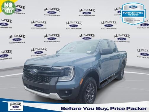 AZURE GRAY MET TRI-COAT 2024 Ford Ranger XLT