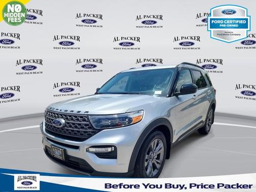 ICONIC SILVER METALLIC 2023 Ford Explorer XLT